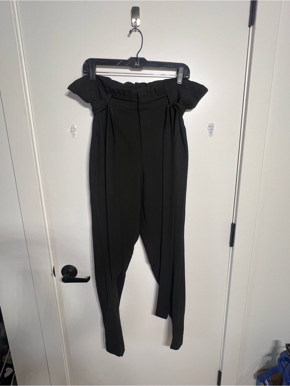DO+BE Black Paperbag Waist Pants- 2x